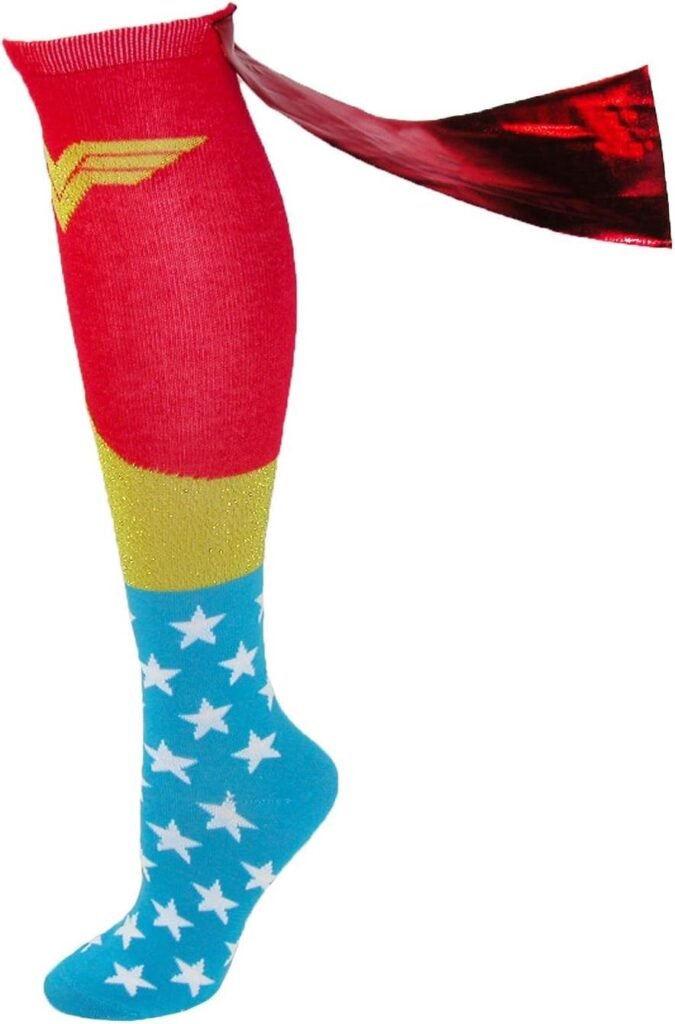 Bioworld DC Comics Knee High Wonder Woman Sock