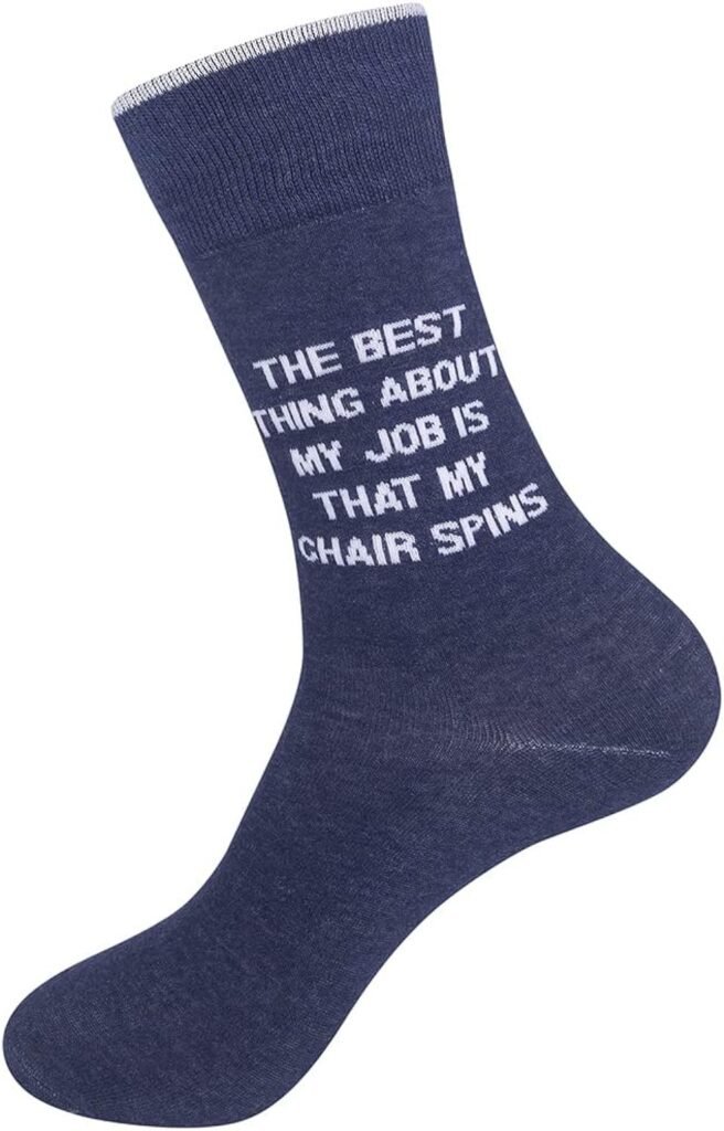 FUNATIC Funny and Crazy Socks with Sayings - Novelty Gifts for Men, Women, Teens