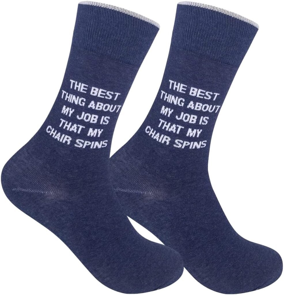 FUNATIC Funny and Crazy Socks with Sayings - Novelty Gifts for Men, Women, Teens