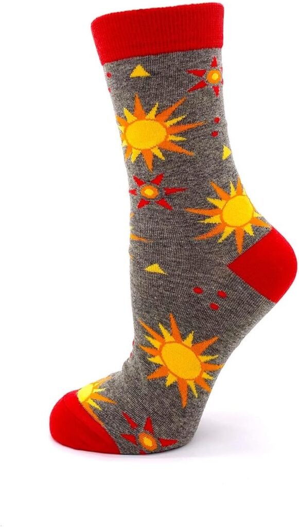 Im a Ray of F-ckin Sunshine Funny Words Novelty Crew Socks for Women