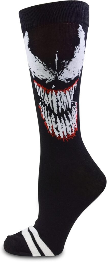 Marvel Spiderman Spider-Man Venom Costume 2 Pack Casual Crew Sock