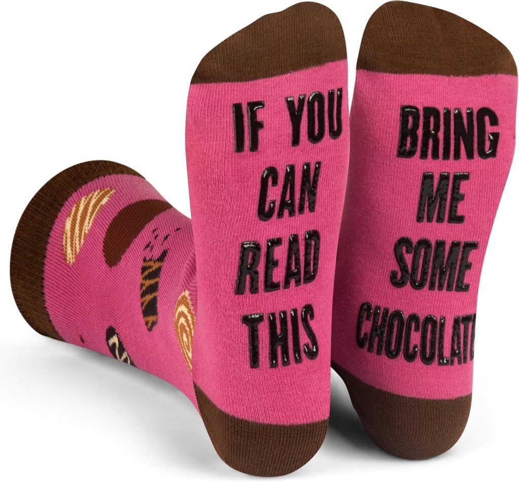 Lavley If You Can Read This, Bring Me Funny Socks - Novelty Gifts for Men, Women and Teens